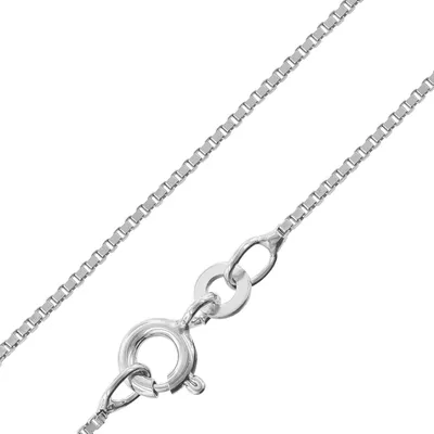 trendor 75171 Damen-Halskette 585 Weißgold Collierkette Stärke 0,9 mm 1