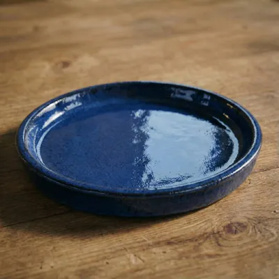 Produktbild von Untersetzer aus Keramik Provencelia Antikblau, Ø16 cm x H5 cm, frostbeständig