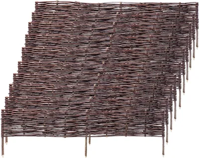 Zdjęcie produktu dla KADAX Palisada Wiklinowa Płotek 120x40cm Obrzeże 10szt