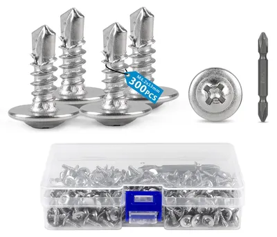 Produktbild von 300 Stück Senkkopfschrauben M4,2 x 13 mm aus Edelstahl
