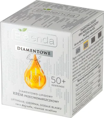 Zdjęcie produktu dla Krem Do Twarzy Bielenda Diamentowe Lipidy 50+ Przeciwzmarszczkowy 50 Ml
