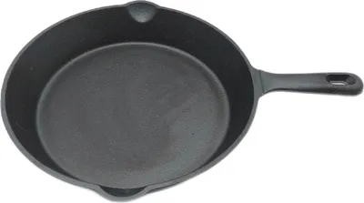 Produktbild von Overmont Grillpfanne Gusseisenpfanne 24 5cm Steakpfannen Bratpfanne Robust