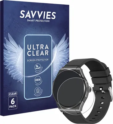 Produktbild von 6x Für Knauermann Pro 3 2024 (rund) Schutzfolie Savvies Displayschutz Display Schutz Folie Klar Transparent
