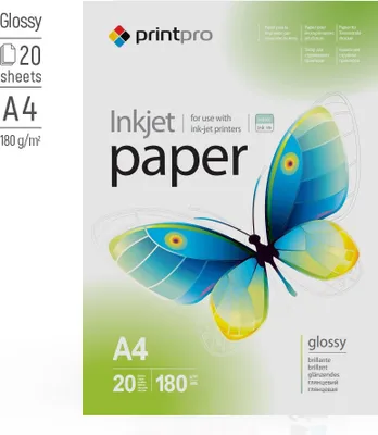 Produktbild von ColorWay Fotopapier PrintPro glänzend 180g/m² A4 20 Blatt