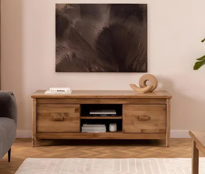 Immagine prodotto di Elegante porta TV marrone Tavolo TV in legno Soggiorno RTV