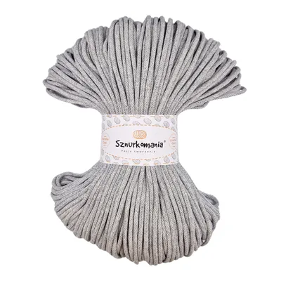 Obrázek produktu pro Bavlněná šňůra s jádrem 3 mm 100 m, příze na macramé, šňůra na macramé, háčkovaná šňůra, šňůra na macramé, přírodní příze, 3mm šňůra, pletená bavlněná šňůra