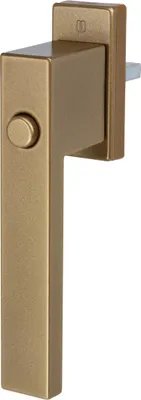 Produktbild von Fenstergriff Fensterolive Rasterolive Kindersicherung Druckknopf Fensterbeschlag Gold