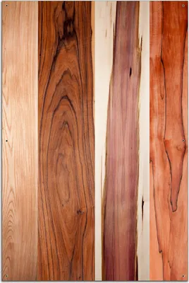 Produktbild von Wallario Outdoor-Poster für Garten oder Balkon, Motiv Holzmuster - Oberfläche mit Holzmaserung VIII, in ca. 61 x 91,50 cm