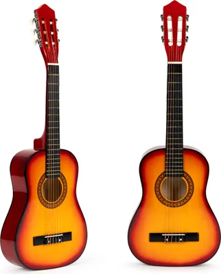 Obrázok produktu pre Detská veľká klasická drevená gitara 6 strún ECOTOYS