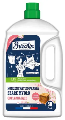 PŁYN DO PRANIA NA BAZIE SZAREGO MYDŁA KWIATOWY (KONCENTRAT) 2,27 L (50 PRAŃ) - BRIOCHIN