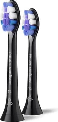 Produktbild von Philips Sensitive HX6052/88 Doppelpack Bürstenköpfe, 2 Stück(e), Schwarz, 3 Monat( e), Extra weich, Philips, Philips Sonicare