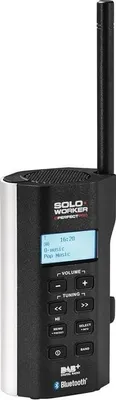 Productafbeelding van Perfectpro SOLOWORKER DAB+ BT, Persoonlijk apparaat, Digitaal, DAB+, FM, 87,5 - 108 MHz, 1,5 W, 1-weg