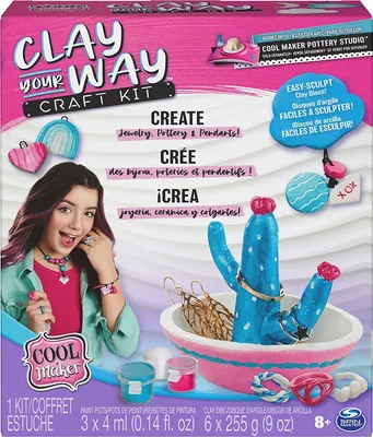 Produktbild von Cool Maker Clay your Way Töpferset, Basteln