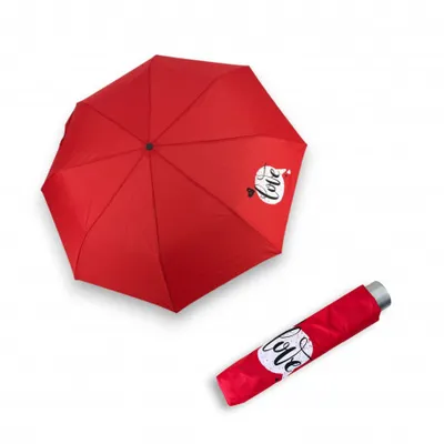 Obrázek produktu pro Doppler Mini Light Kids Red Love - dětský skládací deštník