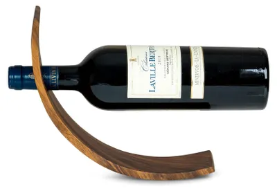 Flessenhalter aus Akazienholz 28x7,5 cm, Weinregal