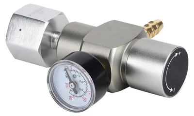 CO2-Gasregler 2 in 1, Soda-Manometer, Adapter 3/8" auf TR21.4