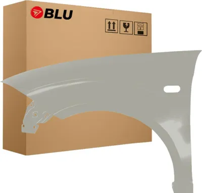 Image de BLU Aile Compatible avec Seat Altea 5P1/5P5 LS7N Gauche Silber Grau Artico | 2004-2015 | Avant | Peint| Prêt à Monter | Galvanisé