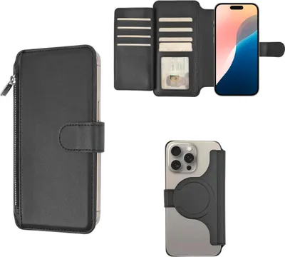 Produktbild von 4smarts Universal Magnet Wallet CoinCaddy XL. schwarz