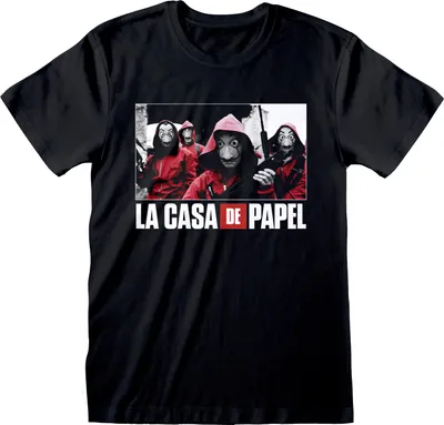 Produktbild von T-Shirt Money Heist Photo and Logo (größe S)