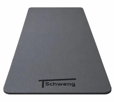 Produktbild von Gepolsterte TPE Yogamatte 183x61 cm 6 mm für Yoga, Pilates & Fitness