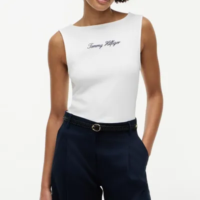 Imagen del producto de Tommy Hilfiger Ww0ww50947 Classic Script Boat Top Ybl XS EU