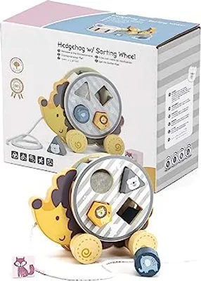 Produktbild von PolarB Hedgehog w/ Sorting Wheel, Holz, Mehrfarbig