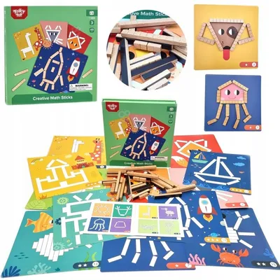 Obrázek produktu pro TOOKY TOY Skládačka Logická hra Puzzle Kostky