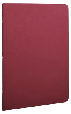 Imagen del producto de Clairefontaine 733162C, cuaderno Clairefontaine AGE BAG, formato DIN A5, con líneas, color rojo