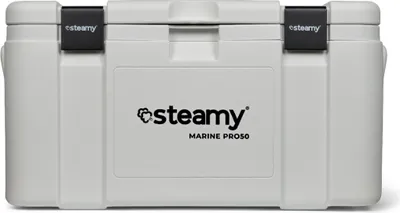 Image de Glacière Steamy Marine Pro 50, 50L, Blanc