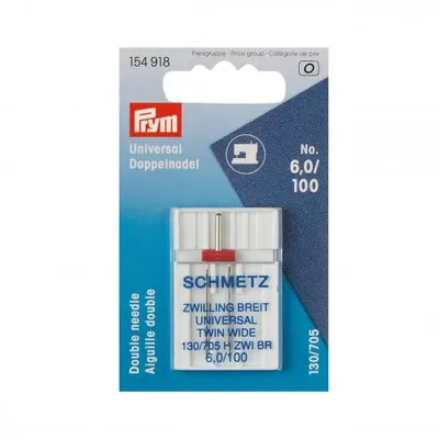 Produktbild von PRYM Doppel-Nähmaschinennadel 130/705 Universal 100/6,0 mm