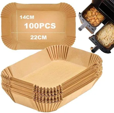 Produktbild von Bakpapier für Doppelzone Luftfritteuse, 100 Stück