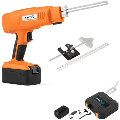 Produktbild von BAUTEC Styroporschneider Akku STYROCUTTER 200W » Set 3 » Kofferset inkl. 2 Akkus » Hartschaumschneider » Handgerät