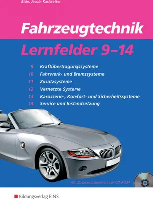 Produktbild von Fahrzeugtechnik Lernfelder 9-14. Arbeitsheft