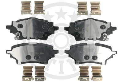 Produktbild von OPTIMAL Bremsbeläge Satz Hinten Bremsklötze für TOYOTA Corolla XII Kombi (E210) BP-12833