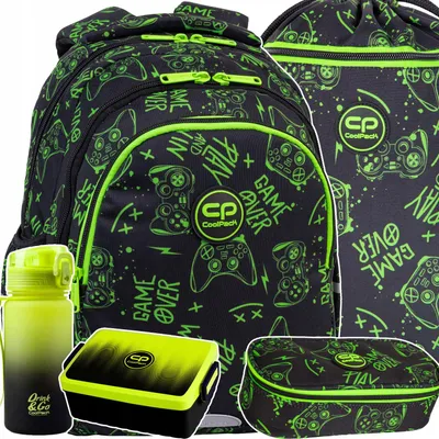 Produktbild von CoolPack Game Night 5-teiliges Schulrucksack-Set für Jungen