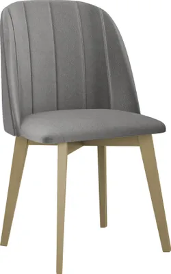 Image de Chaise de salle à manger rembourrée AFTON 3 - chêne Sonoma / gris clair