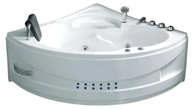 Obrázok produktu pre Vírivá vaňa Vírivá vaňa Hydromasážna vaňa Bublinková vaňa 135x135 cm
