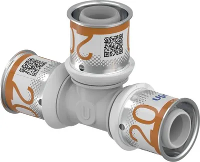 Produktbild von UPONOR S-Press PLUS, T-Stück, PPSU, 20-20-20, 1 Stk.