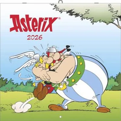 Zdjęcie produktu dla Asterix 2026 - Kalendarz ścienny - Kalendarz książkowy - 30x30 - 30x60 otwarty - Kreskówka