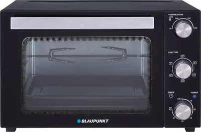 Produktbild von Blaupunkt EOM501, 31 l, Schwarz, Edelstahl, Freistehend, Drehregler, 90 - 230 °C, 60 min