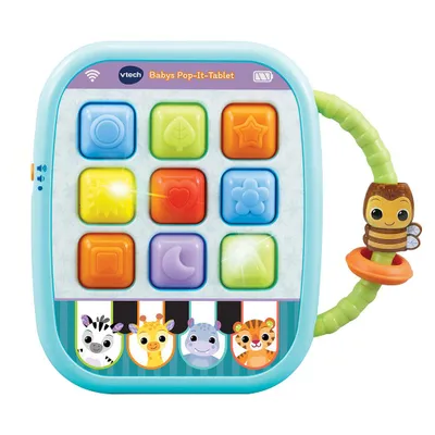 Produktbild von VTech Baby Babys Pop-It-Tablet, 0,5 Jahr(e), Mit Ton, Batterien erforderlich, AAA, Mehrfarbig