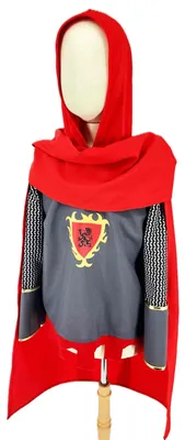 Image de Costume de chevalier pour enfants Tiny - 5 à 7 ans - Rubis | par Labay