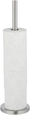 Obrázek produktu pro Držák na toaletní papír, zásobník na 5 rolí, V x H: 55 x 15 cm, stříbrný