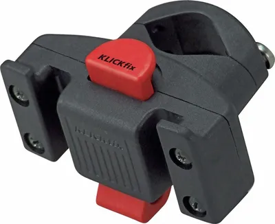 Produktbild von KLICKfix Lenker Adapter Caddy, Adapter für Lenkerhalterung, Schwarz, Rot