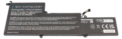 Produktbild von SB10W65282 Akku 60Wh für Lenovo