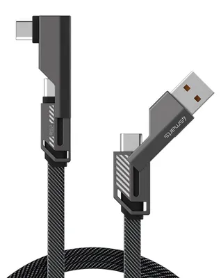 Zdjęcie produktu dla 4smarts 541457, 1,5 m, USB A, USB C, Grafitowy