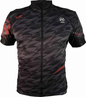 Produktbild von HAVEN Kurzarm Fahrradtrikot - SKINFIT - Schwarz/Rot 2XL