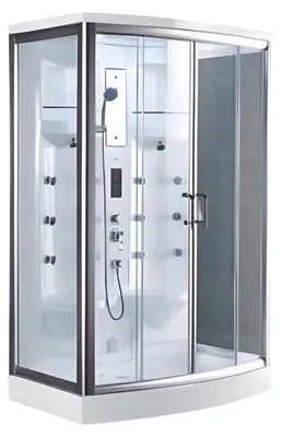 Produktbild von Luxusdusche Multifunktionsdusche Duschkabine Duschbox Wellnessdusche 142x92 cm