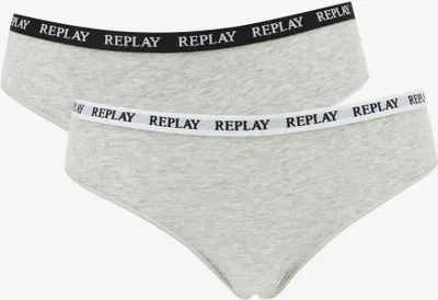 Zdjęcie produktu dla Spodnie damskie Replay z logo w pasie, 2-pak