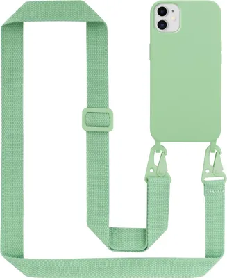 Obrázok produktu pre Cadorabo ochranné puzdro pre Apple iPhone 11 v zelenej farbe Puzdro na mobilný telefón s reťazou s nastaviteľnou dĺžkou remienka